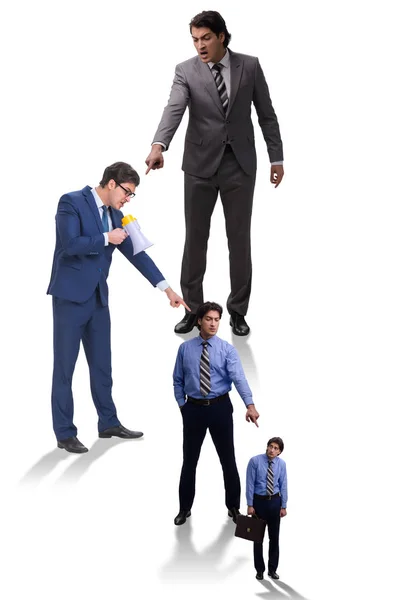 Businessmen blaming each other for failures — Stock Photo, Image