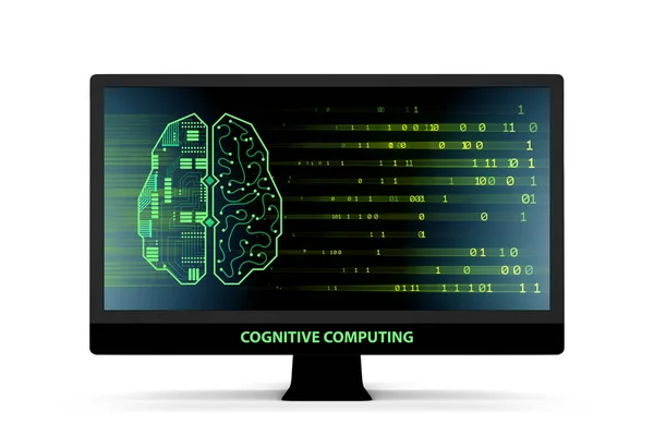 Machine learning and cognitive computing - 3d rendering