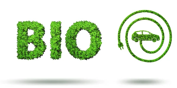Ecological car concept - 3d rendering — Stock Image Ecological car concept - 3d rendering Stock Image