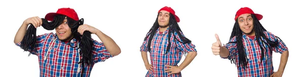 Young man with long dreads — Stock Photo, Image