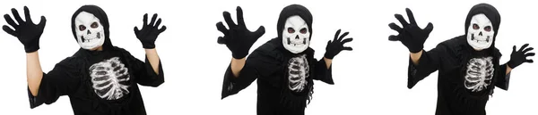 Hombre asustadizo en el concepto de Halloween —  Fotos de Stock