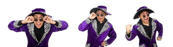 Hombre divertido con sombrero y gafas —  Fotos de Stock