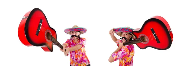 Drôle mexicain avec chapeau sombrero — Photo