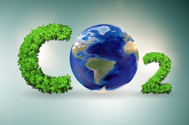 Sera Co2 gazı - 3d render konseptiyle