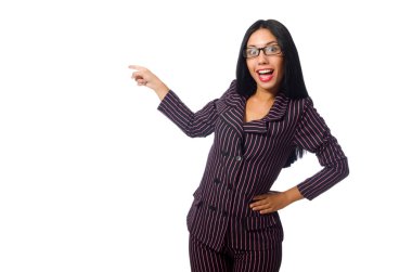 Güzel latin erkek beyaz izole 