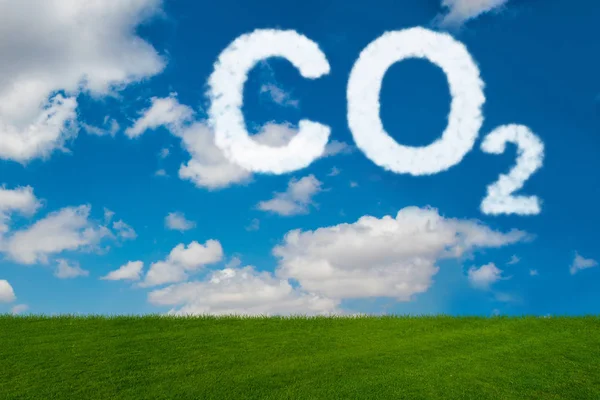 Ecological concept of greenhouse gas emissions — Stock Photo, Image