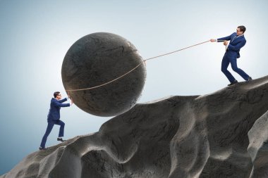 Yüksek kararlılık ile işadamı kavramı
