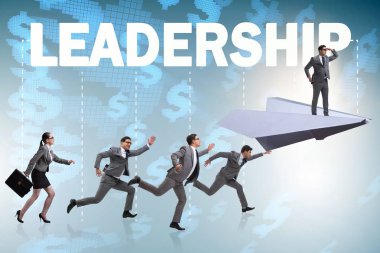 Liderlik kavramı çeşitli iş adamları ile