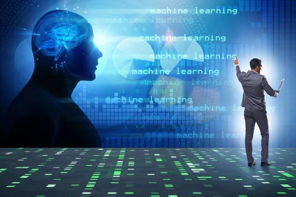 Cognitive computing and machine learning concept — Stock Photo, Image