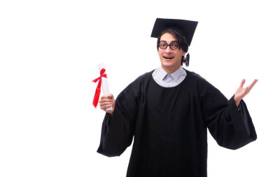 Yakışıklı delikanlı üniversiteden mezun olduktan 