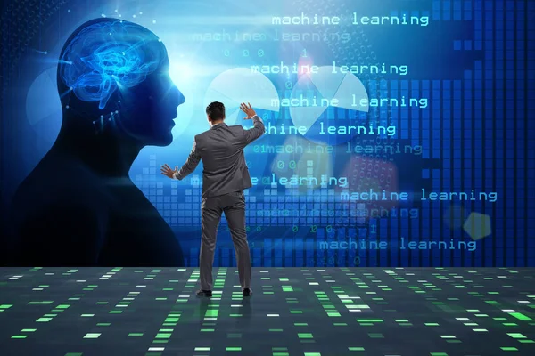 Cognitive computing and machine learning concept