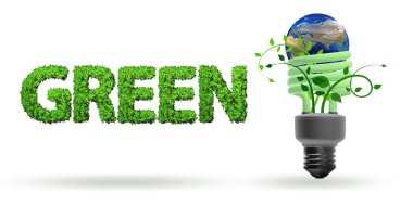 Enerji verimliliği - 3d render kavramı