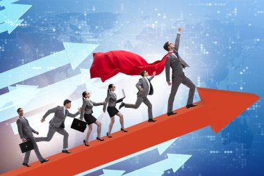 Liderlik kavramı çeşitli iş adamları ile