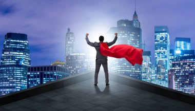 dağ tepesinde işadamı