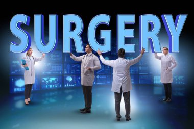 Doktor ameliyat harfler holding grup