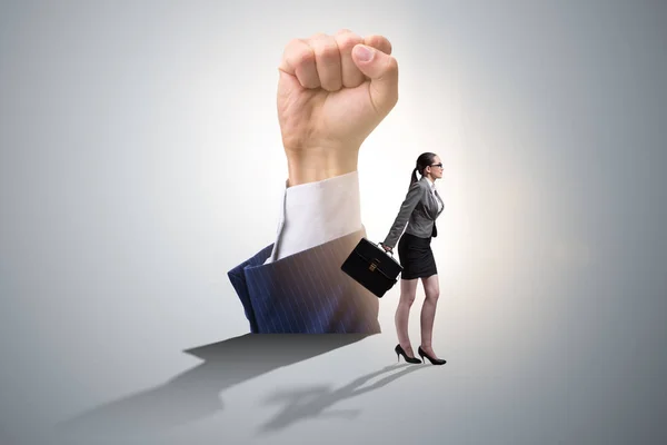 Fist gesture in business concept — Stock Photo, Image