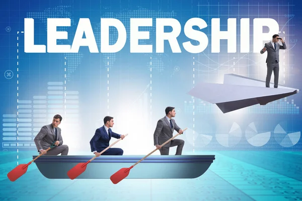Führungskonzept mit verschiedenen Geschäftsleuten — Stockfoto