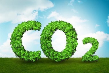 Sera Co2 gazı - 3d render konseptiyle