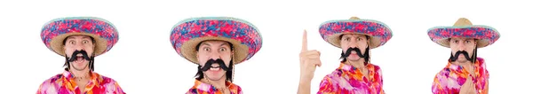 Rolig mexikan med sombrero hatt — Stockfoto