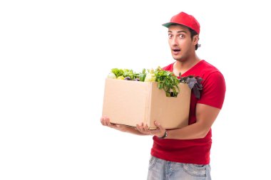 Beyaz arkaplanda izole edilmiş alışveriş konsepti