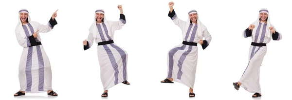 Arabo maschio isolato su sfondo bianco — Foto Stock