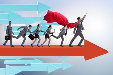 Liderlik kavramı çeşitli iş adamları ile