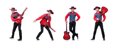 Gitarist beyazı izole etti