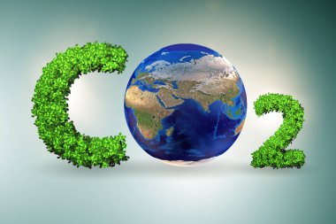 Sera Co2 gazı - 3d render konseptiyle