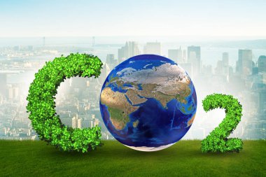 Sera Co2 gazı - 3d render konseptiyle