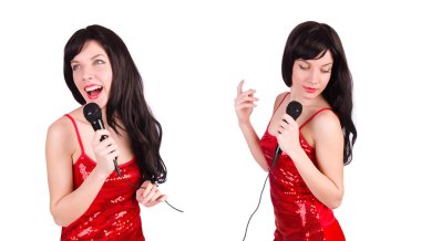 kadın kırmızı elbise şarkılar