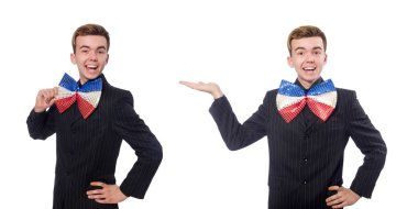 Dev papyonlu komik adam.