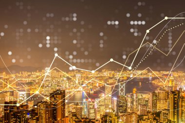 Mali grafik ile ticaret kavramı