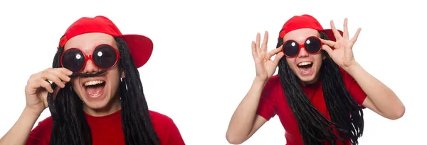 Young man with long dreads — Stock Photo, Image