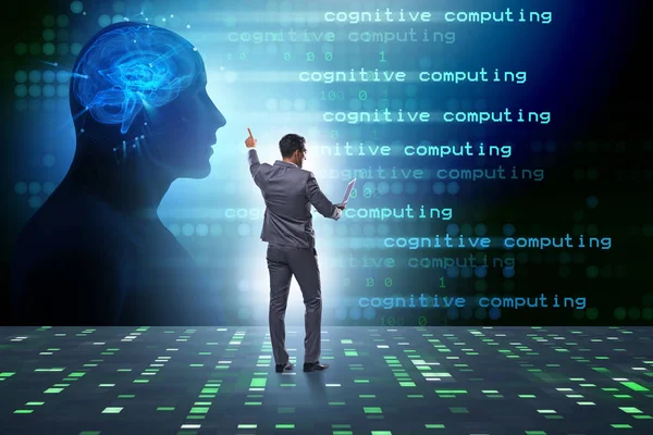 Cognitive computing and machine learning concept — Stock Photo, Image