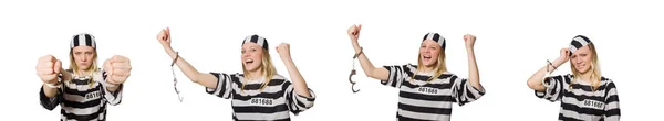 Funny prison inmate in concept — Stock Photo, Image