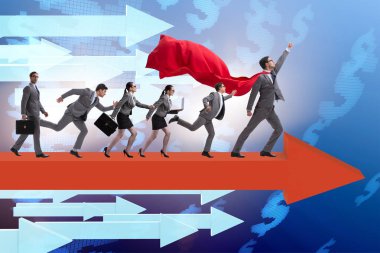 Liderlik kavramı çeşitli iş adamları ile