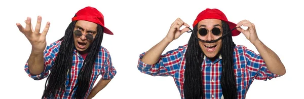 Young man with long dreads — Stock Photo, Image