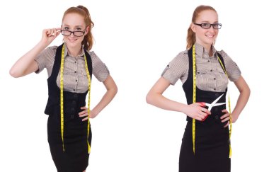 Terzi kadın bembeyaz 