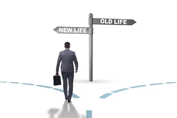 Pojetí nového a starého života — Stock fotografie