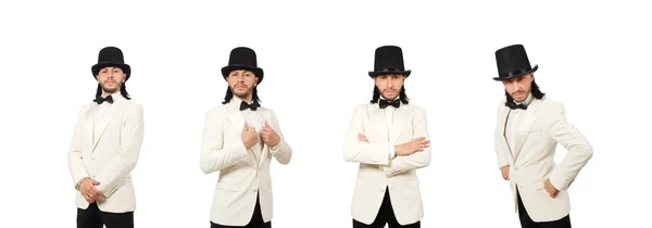 Collage de hombre joven en traje — Foto de Stock