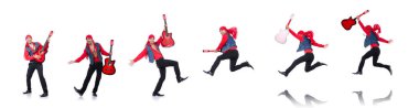 Gitarist beyazı izole etti