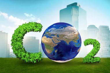 Sera Co2 gazı - 3d render konseptiyle