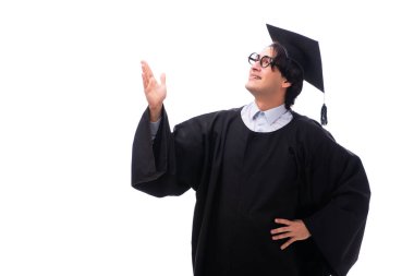 Yakışıklı delikanlı üniversiteden mezun olduktan 