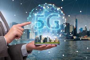 Internet bağlantı teknolojisi kavramı 5g