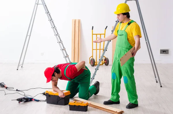 Injured worker and his workmate