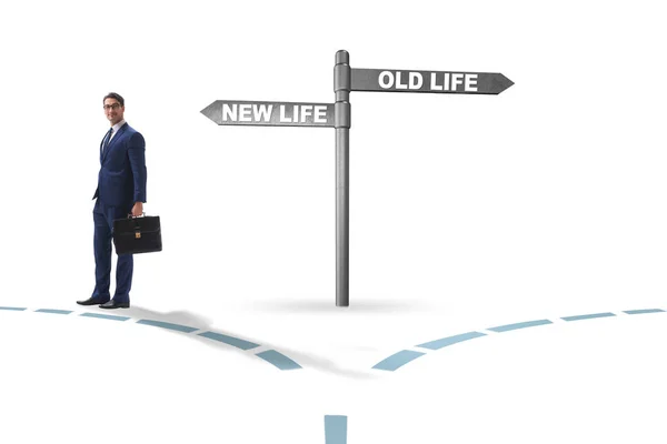 Concept of new and old life — Stock Photo, Image