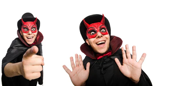 Funny devil isolated on the white background — Stock Photo, Image