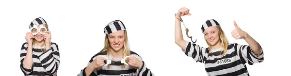 Funny prison inmate in concept — Stock Photo, Image