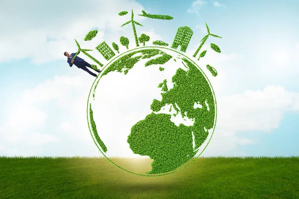 Konzept für saubere Energie und Umweltschutz — Stockfoto