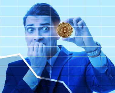 İş adamı Bitcoin fiyat düşüşüne üzülüyor